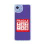 スリムプロテクションケース［ FRAGILE Sticker - Purple ］