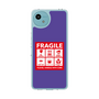 スリムプロテクションケース［ FRAGILE Sticker - Purple ］