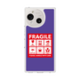 スリムプロテクションケース［ FRAGILE Sticker - Purple ］