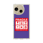スリムプロテクションケース［ FRAGILE Sticker - Purple ］