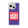 スリムプロテクションケース［ FRAGILE Sticker - Purple ］