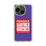スリムプロテクションケース［ FRAGILE Sticker - Purple ］