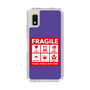 スリムプロテクションケース［ FRAGILE Sticker - Purple ］