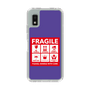 スリムプロテクションケース［ FRAGILE Sticker - Purple ］