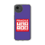 スリムプロテクションケース［ FRAGILE Sticker - Purple ］