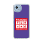 スリムプロテクションケース［ FRAGILE Sticker - Purple ］