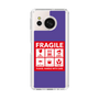 スリムプロテクションケース［ FRAGILE Sticker - Purple ］