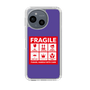 スリムプロテクションケース［ FRAGILE Sticker - Purple ］