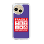 スリムプロテクションケース［ FRAGILE Sticker - Purple ］
