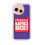 スリムプロテクションケース［ FRAGILE Sticker - Purple ］