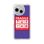 スリムプロテクションケース［ FRAGILE Sticker - Purple ］
