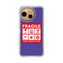スリムプロテクションケース［ FRAGILE Sticker - Purple ］
