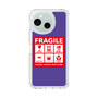 スリムプロテクションケース［ FRAGILE Sticker - Purple ］