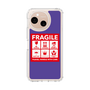 スリムプロテクションケース［ FRAGILE Sticker - Purple ］