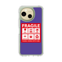 スリムプロテクションケース［ FRAGILE Sticker - Purple ］