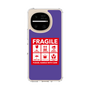 スリムプロテクションケース［ FRAGILE Sticker - Purple ］