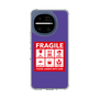 スリムプロテクションケース［ FRAGILE Sticker - Purple ］