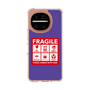スリムプロテクションケース［ FRAGILE Sticker - Purple ］