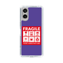 スリムプロテクションケース［ FRAGILE Sticker - Purple ］