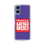 スリムプロテクションケース［ FRAGILE Sticker - Purple ］