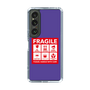 スリムプロテクションケース［ FRAGILE Sticker - Purple ］