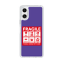 スリムプロテクションケース［ FRAGILE Sticker - Purple ］