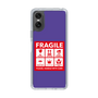 スリムプロテクションケース［ FRAGILE Sticker - Purple ］