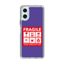 スリムプロテクションケース［ FRAGILE Sticker - Purple ］