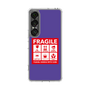スリムプロテクションケース［ FRAGILE Sticker - Purple ］
