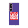 スリムプロテクションケース［ FRAGILE Sticker - Purple ］