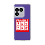 スリムプロテクションケース［ FRAGILE Sticker - Purple ］