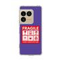 スリムプロテクションケース［ FRAGILE Sticker - Purple ］