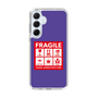 スリムプロテクションケース［ FRAGILE Sticker - Purple ］