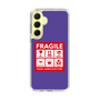 スリムプロテクションケース［ FRAGILE Sticker - Purple ］