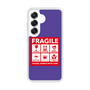 スリムプロテクションケース［ FRAGILE Sticker - Purple ］