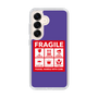 スリムプロテクションケース［ FRAGILE Sticker - Purple ］