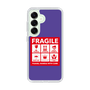 スリムプロテクションケース［ FRAGILE Sticker - Purple ］