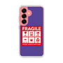 スリムプロテクションケース［ FRAGILE Sticker - Purple ］