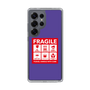 スリムプロテクションケース［ FRAGILE Sticker - Purple ］