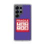 スリムプロテクションケース［ FRAGILE Sticker - Purple ］