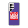 スリムプロテクションケース［ FRAGILE Sticker - Purple ］