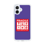 スリムプロテクションケース［ FRAGILE Sticker - Purple ］
