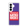 スリムプロテクションケース［ FRAGILE Sticker - Purple ］