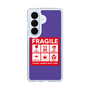 スリムプロテクションケース［ FRAGILE Sticker - Purple ］