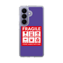 スリムプロテクションケース［ FRAGILE Sticker - Purple ］