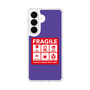 スリムプロテクションケース［ FRAGILE Sticker - Purple ］