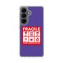 スリムプロテクションケース［ FRAGILE Sticker - Purple ］
