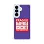 スリムプロテクションケース［ FRAGILE Sticker - Purple ］