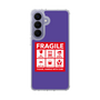 スリムプロテクションケース［ FRAGILE Sticker - Purple ］