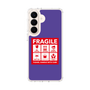 スリムプロテクションケース［ FRAGILE Sticker - Purple ］